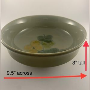 Franciscan Earthenware Pebble Beach vegetable bowl, Vintage 60s-70s, 9.5”